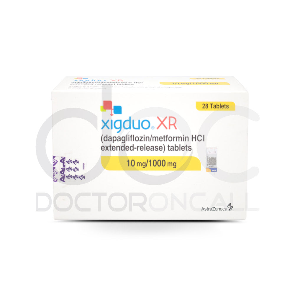 Xigduo XR 10/1000mg Tablet 28s - DoctorOnCall Farmasi Online