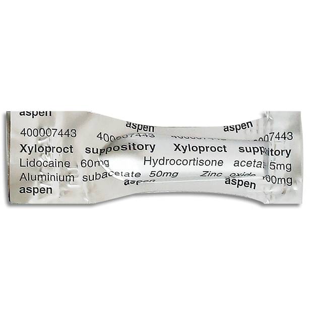 Xyloproct Suppository 10s - DoctorOnCall Online Pharmacy