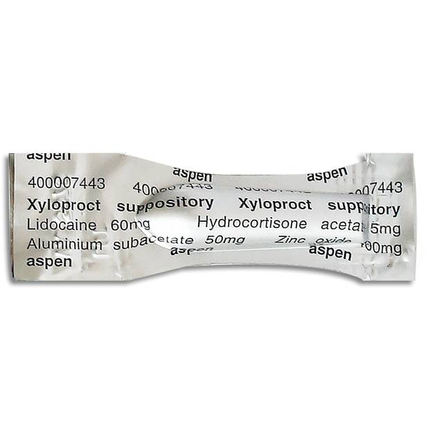 Xyloproct Suppository 10s - DoctorOnCall Farmasi Online