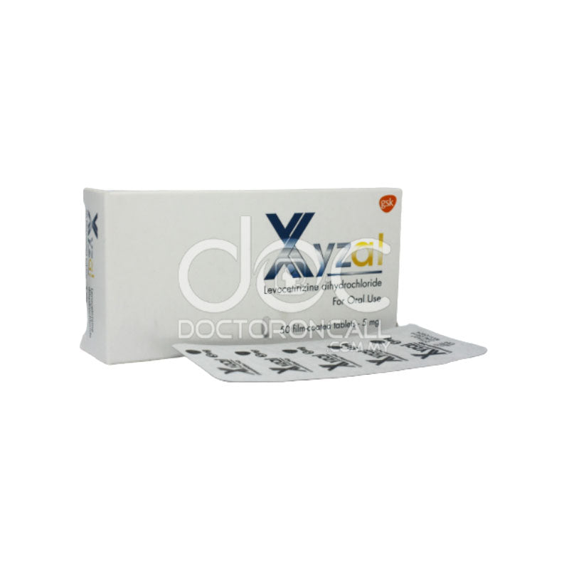 Xyzal 5mg Tablet -  - DoctorOnCall Farmasi Online