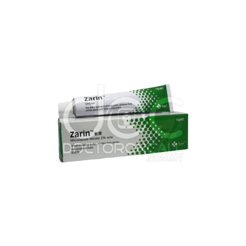 Zarin 2% Cream 15g - DoctorOnCall Farmasi Online
