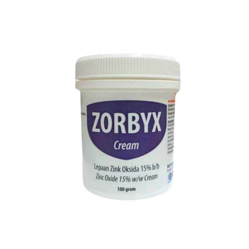 Zorbyx Zinc Oxide 15% Cream 100g - DoctorOnCall Farmasi Online