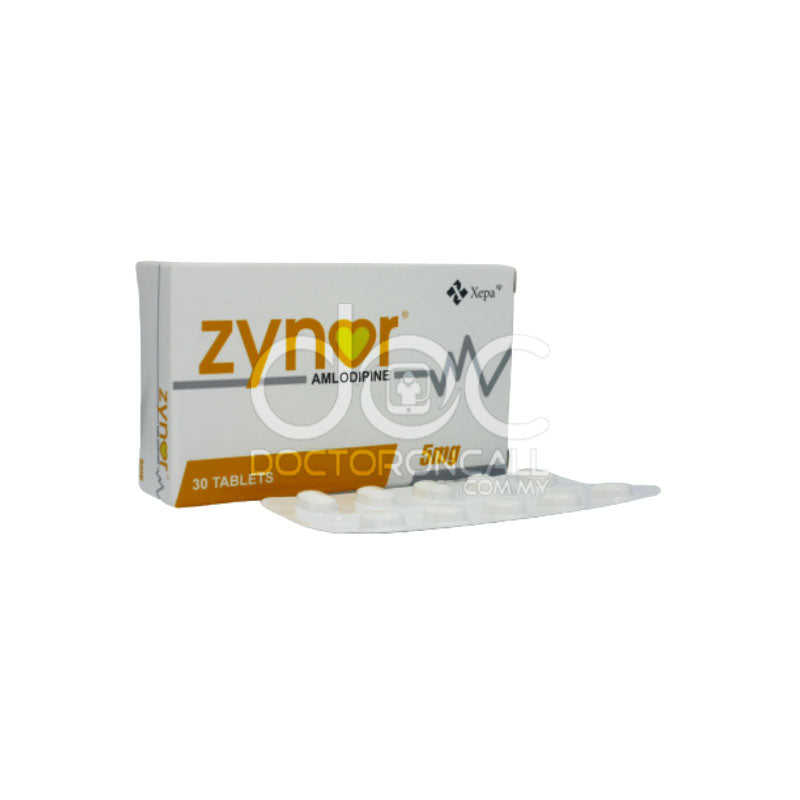 Zynor 5mg Tablet 30s - DoctorOnCall Farmasi Online