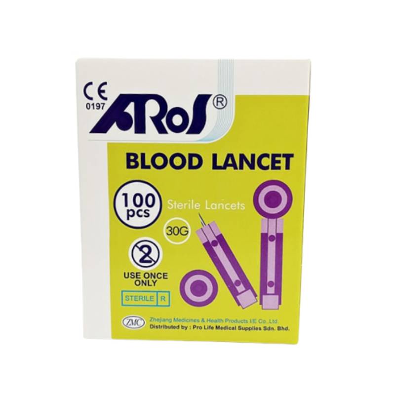 Aros Blood Lancet (Round) 100s - DoctorOnCall Farmasi Online