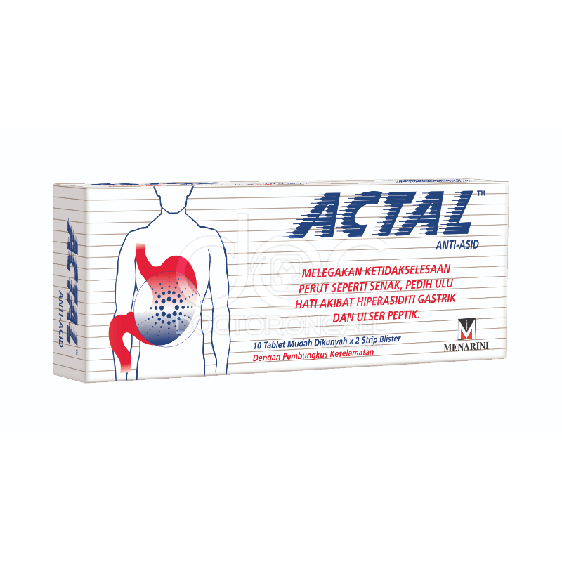 Actal Tablet 120s - DoctorOnCall Farmasi Online