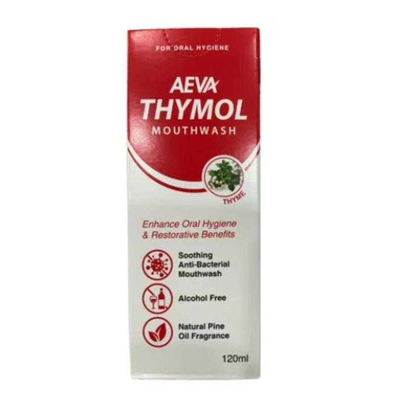 Aeva Thymol Mouthwash 120ml - DoctorOnCall Farmasi Online