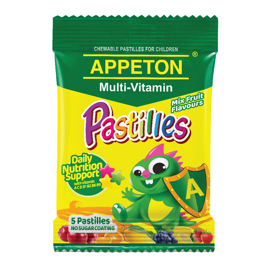 Appeton Multi-vitamin Pastilles 5s x20 - DoctorOnCall Farmasi Online