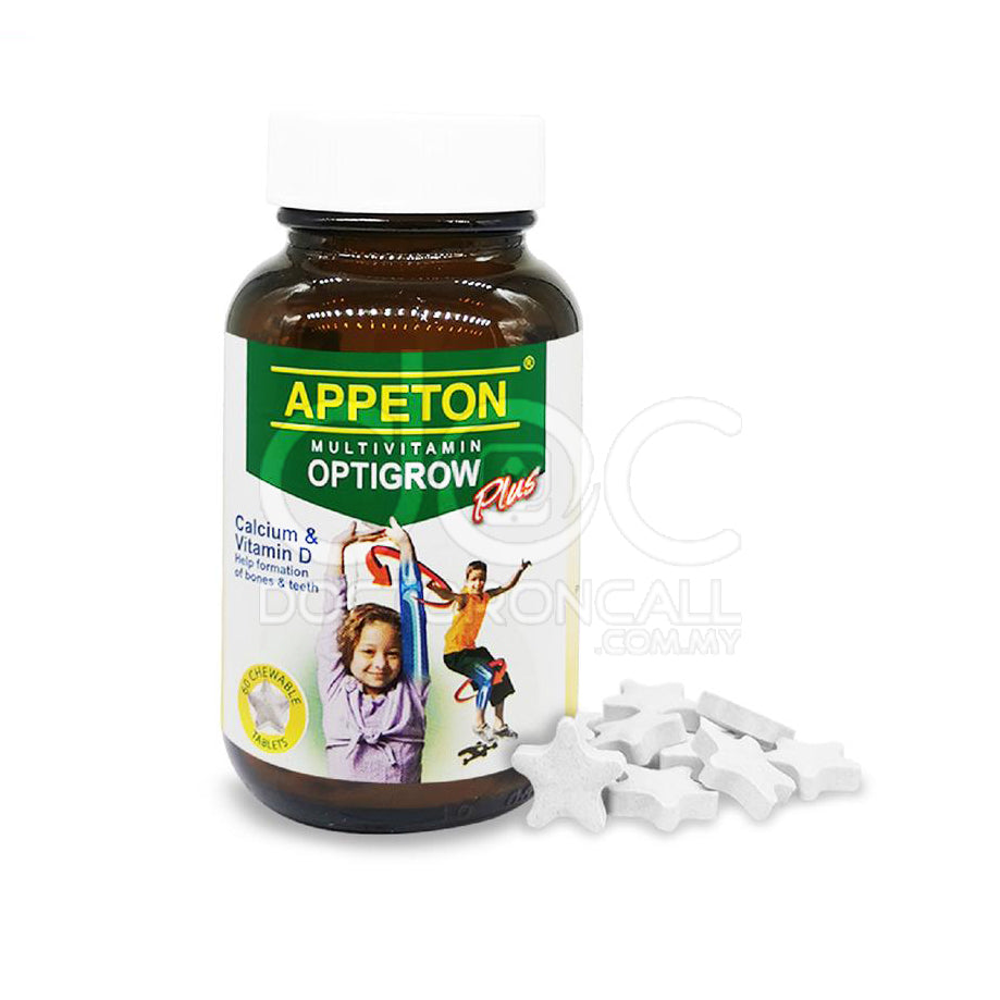Appeton Multivitamin Optigrow Plus Tablet 60s - DoctorOnCall Farmasi Online