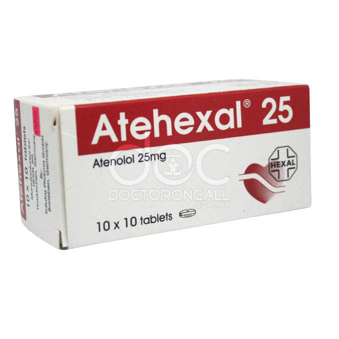 Atehexal 25mg Tablet 10s (strip) - DoctorOnCall Farmasi Online