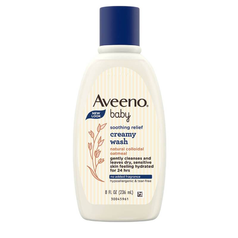 Aveeno Baby Soothing Relief Creamy Wash 236ml - DoctorOnCall Farmasi Online