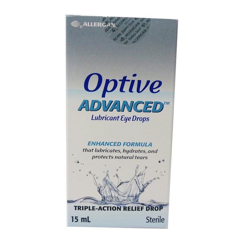 Allergan Optive Advanced Lubricant Eye Drops 15ml - DoctorOnCall Farmasi Online