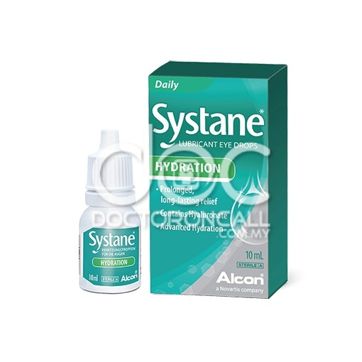 Alcon Systane Hydration Lubricant Eye Drops 10ml - DoctorOnCall Online Pharmacy