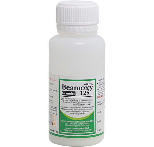 Beamoxy 125mg/5ml Granules 60ml - DoctorOnCall Online Pharmacy
