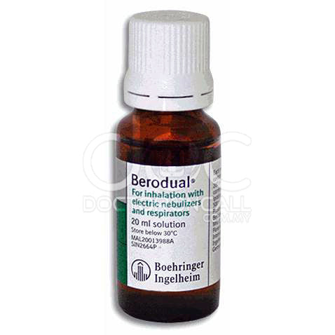 Berodual Inhalation Solution 20ml - DoctorOnCall Online Pharmacy