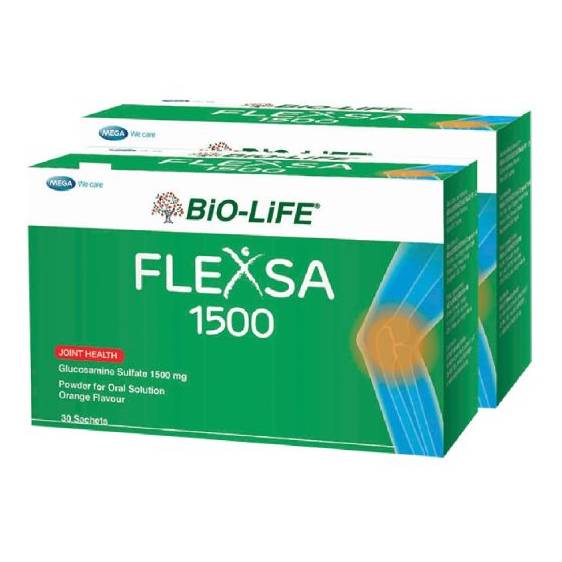 Bio-Life Flexsa 1500mg Sachet 30s x2 - DoctorOnCall Farmasi Online