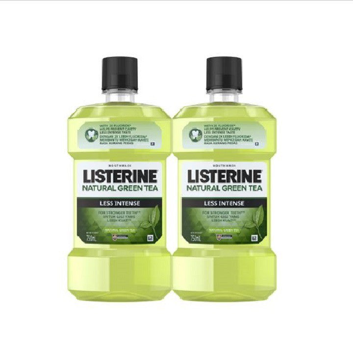 Listerine Natural Green Tea Less Intense Mouthwash 100ml - DoctorOnCall Online Pharmacy