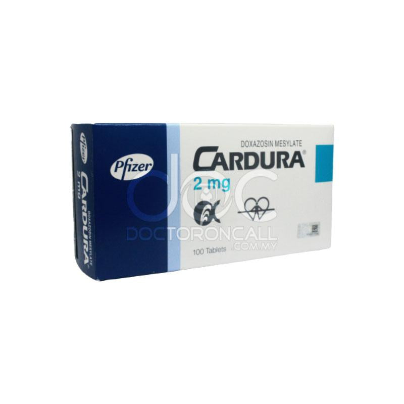 Cardura 2mg Tablet - 100s - DoctorOnCall Online Pharmacy