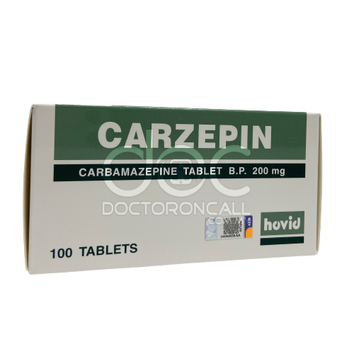 Carzepin 200mg Tablet 10s (strip) - DoctorOnCall Online Pharmacy