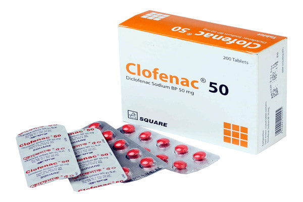 Hovid Clofenac 50mg Tablet 10s (strip) - DoctorOnCall Farmasi Online