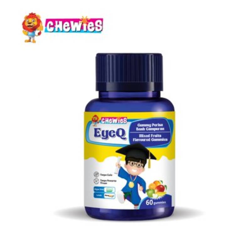 Chewies EyeQ Gummy (Mixfruits) 60s - DoctorOnCall Farmasi Online