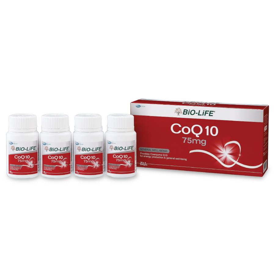 Bio-Life CoQ10 75mg Capsule - 30s x4 - DoctorOnCall Farmasi Online
