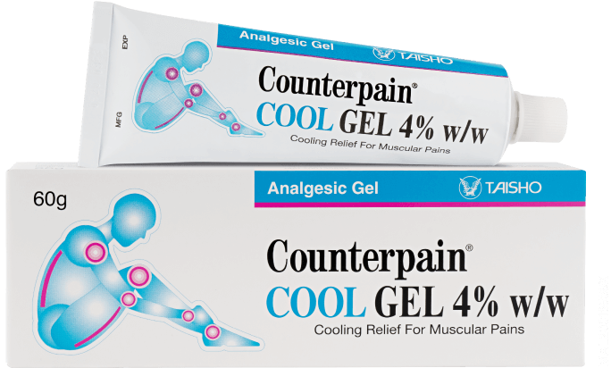Counterpain 4% w/w Cool Gel - 60g - DoctorOnCall Online Pharmacy