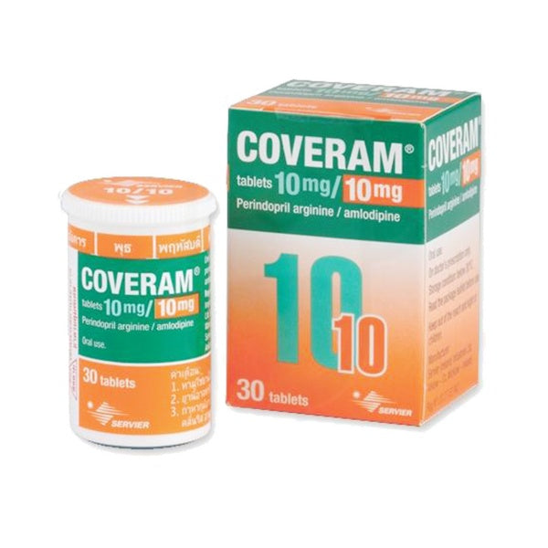 Coveram 10/10mg Tablet 30s - DoctorOnCall Online Pharmacy