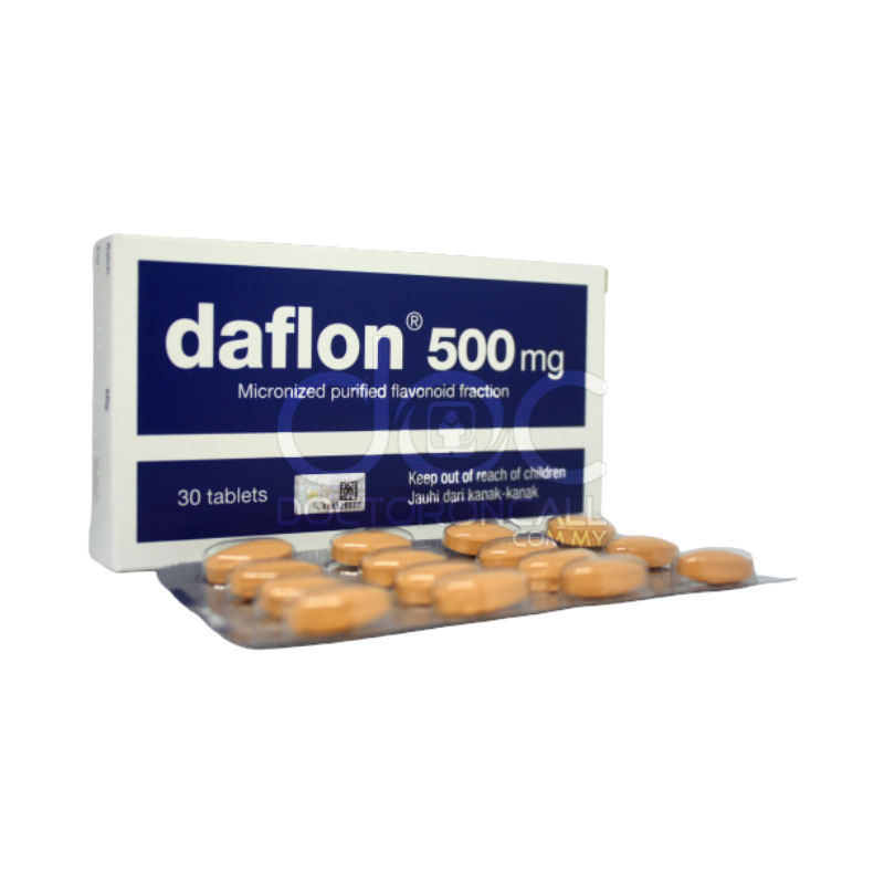Daflon 500mg Tablet 15s (strip) - DoctorOnCall Online Pharmacy