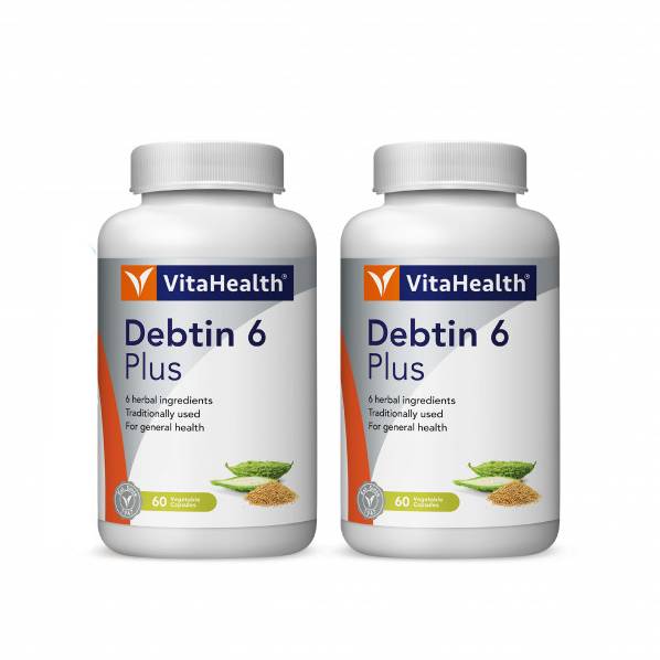 VitaHealth Debtin 6 Plus Capsule 60s x2 - DoctorOnCall Farmasi Online