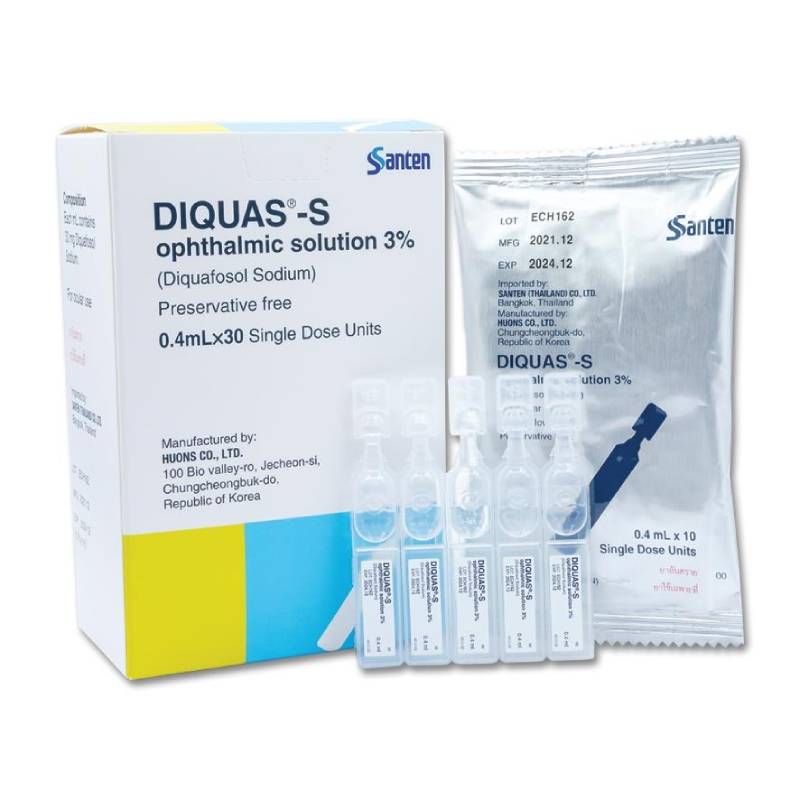 Diquas-S 3% Ophthalmic Solution 0.4ml x 30s - DoctorOnCall Farmasi Online