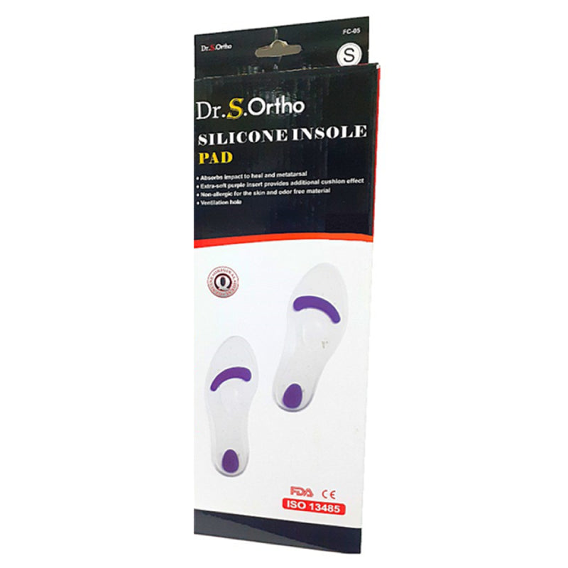 Dr.S Ortho Silicone Insole Pad 1s S (23cm-24cm) - DoctorOnCall Farmasi Online