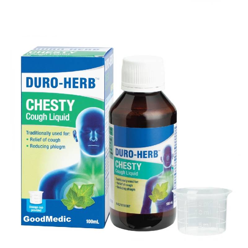 Duro-Herb Chesty Cough Liquid 100ml - DoctorOnCall Farmasi Online