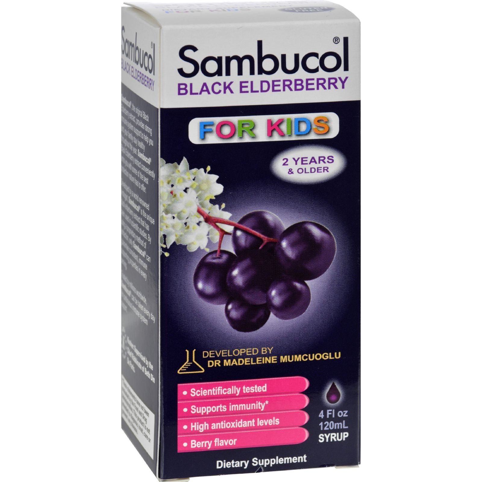 Sambucol Black Elderberry Kids Syrup - 120ml - DoctorOnCall Online Pharmacy