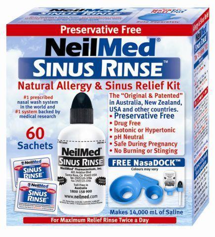 sinus rinse neilmed nhs regular kit nasal irrigation sachets wash recipe