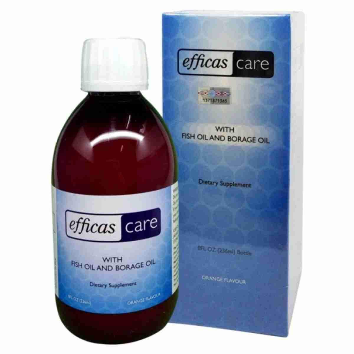 Efficas Care with Fish Oil and Borage Oil (Orange) 236ml - DoctorOnCall Farmasi Online