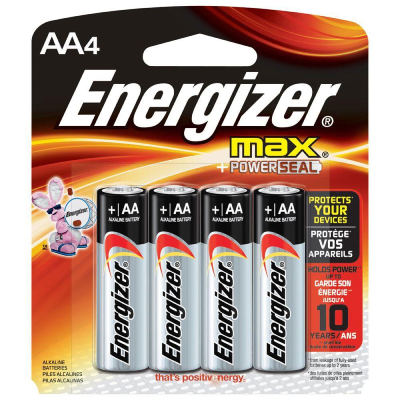 Energizer AA Max + Power Seal Alkaline Battery 2s - DoctorOnCall Farmasi Online