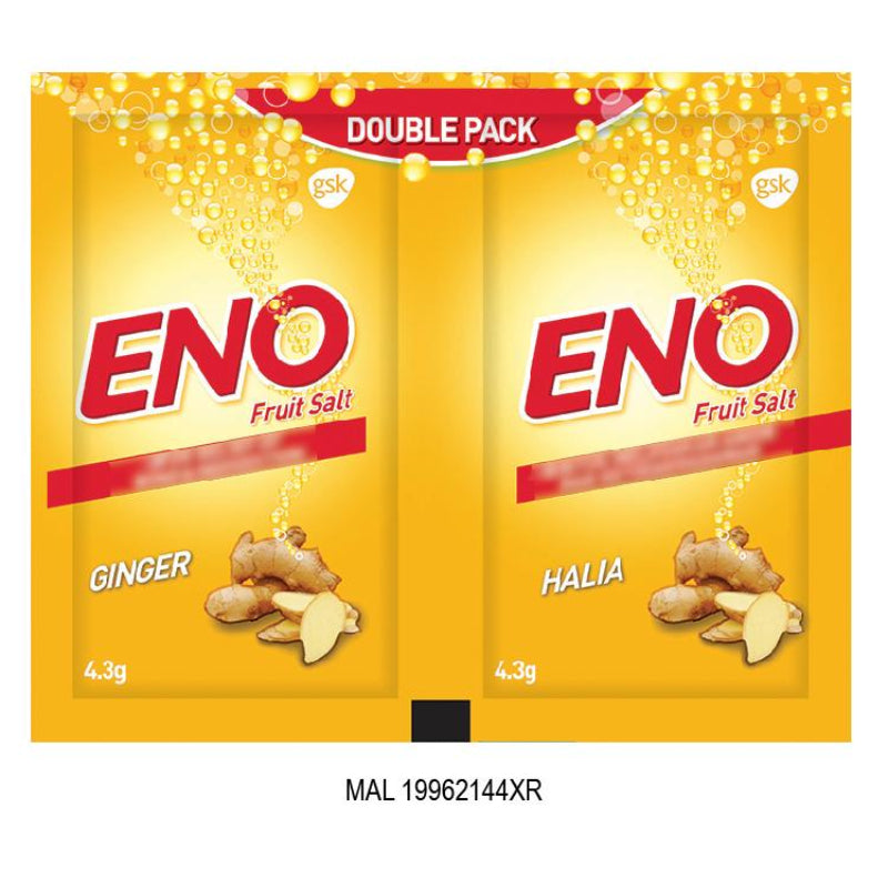 Eno Fruit Salt Sachet 4.3g x2 Lemon - DoctorOnCall Online Pharmacy