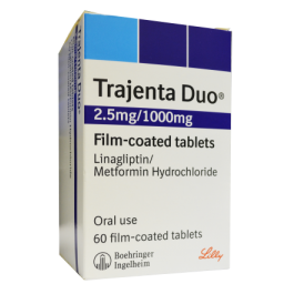 Trajenta Duo 2.5/1000mg Tablet 60s - DoctorOnCall Farmasi Online