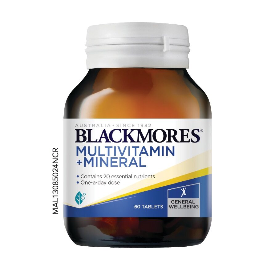 Blackmores Multivitamins + Minerals Tablet-Sore throat (mild cough due to throat itchy) and tired neck