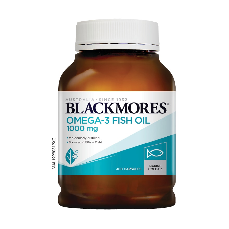 Blackmores Omega-3 Fish Oil 1000mg Capsule 400s - DoctorOnCall Online Pharmacy