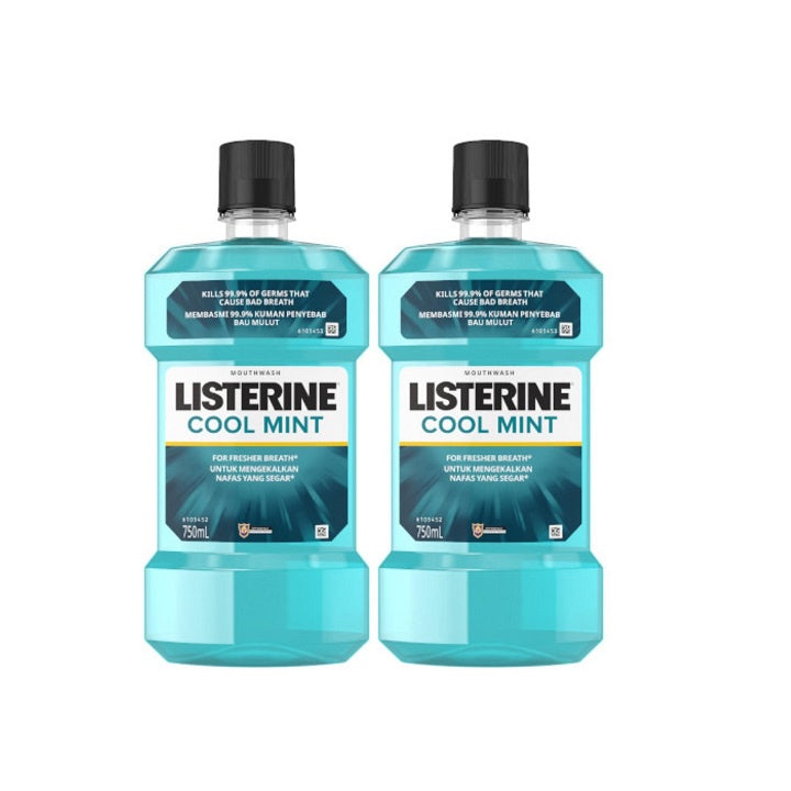 Listerine Cool Mint Mouthwash 250ml - DoctorOnCall Farmasi Online