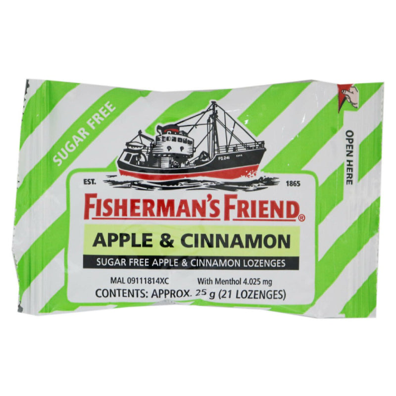 Fishermans Sugar Free Apple and Cinnamon Lozenges 25g - DoctorOnCall Farmasi Online
