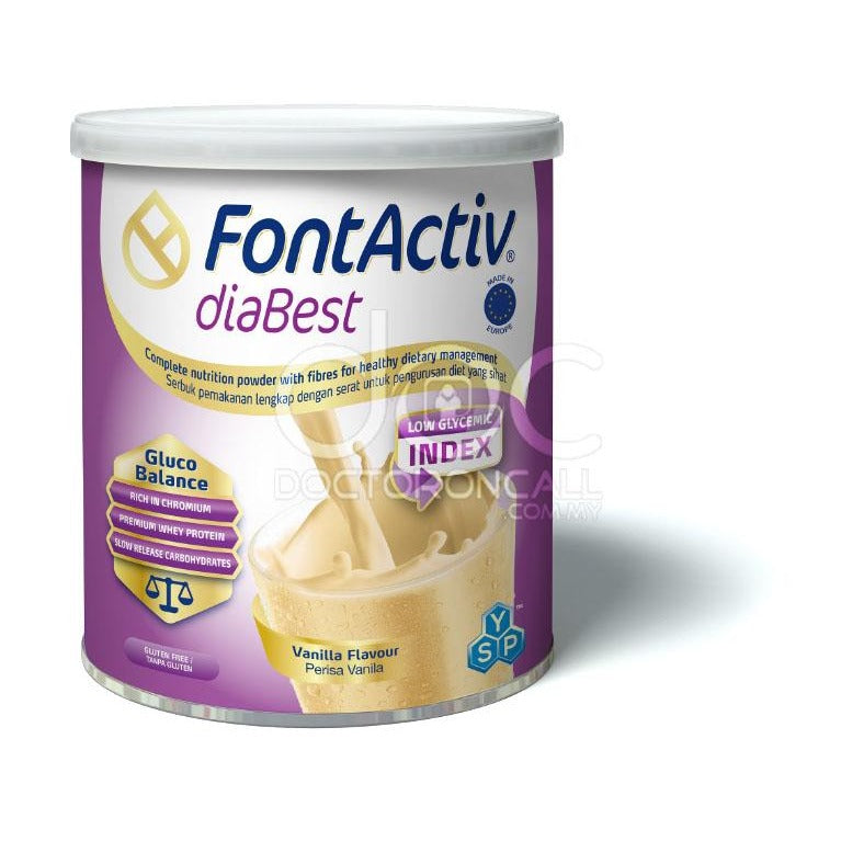 FontActiv diaBest Powder 800g - DoctorOnCall Farmasi Online