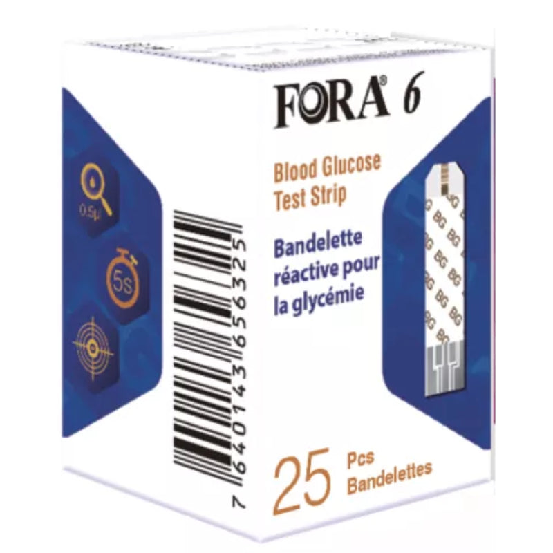 Fora Blood Glucose Test Strip 25s - DoctorOnCall Online Pharmacy