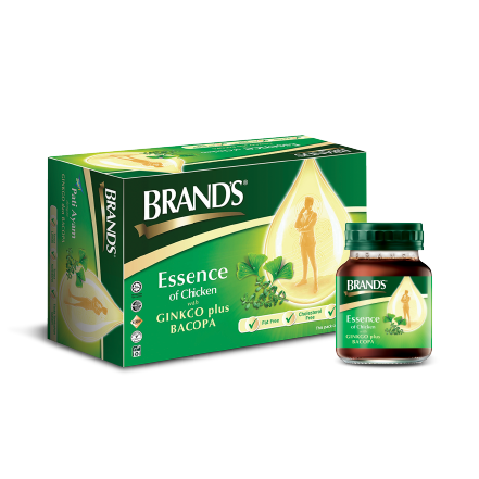 Brands Essence of Chicken Ginkgo Plus Bacopa 70g x6 - DoctorOnCall Farmasi Online