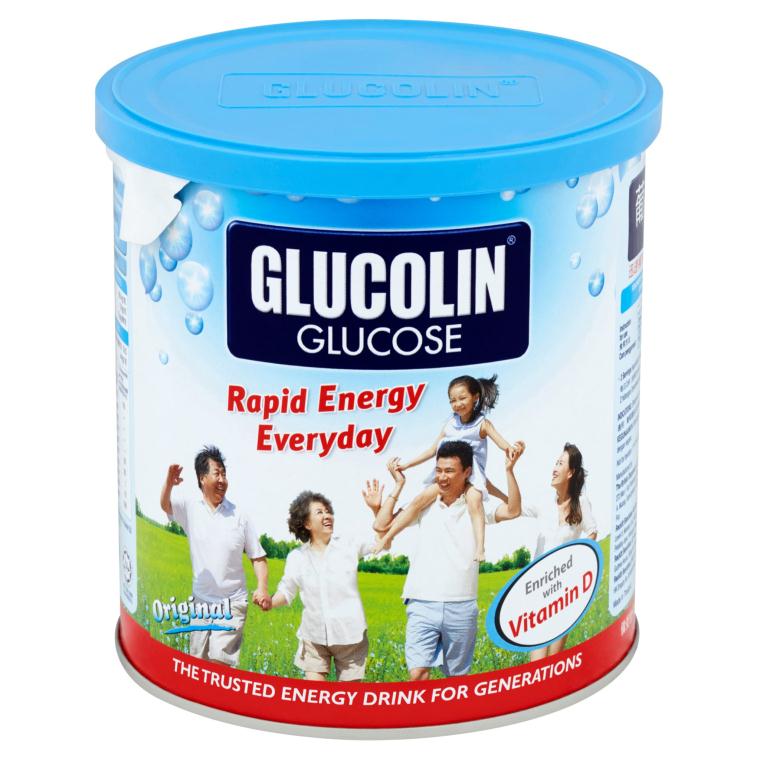 Glucolin Glucose Energy Drink 420g Blackcurrant - DoctorOnCall Farmasi Online