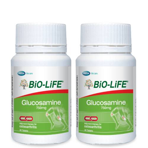 Bio-Life Glucosamine 750mg Tablet 30s x2 - DoctorOnCall Farmasi Online
