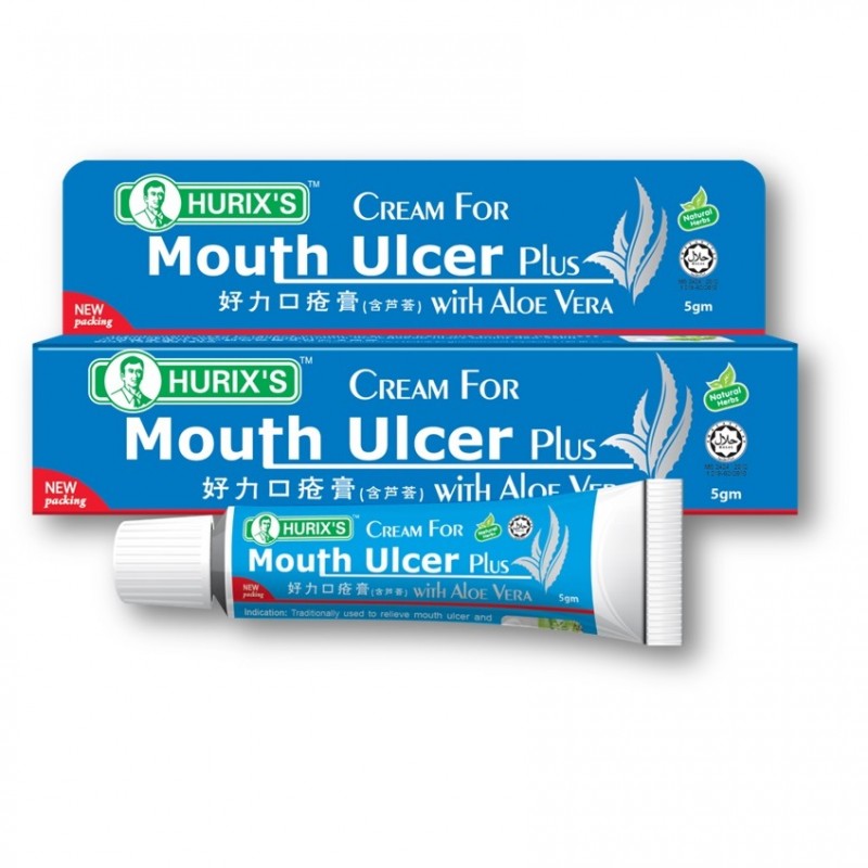 Hurixs Cream For Mouth Ulcer Plus 5g - DoctorOnCall Online Pharmacy