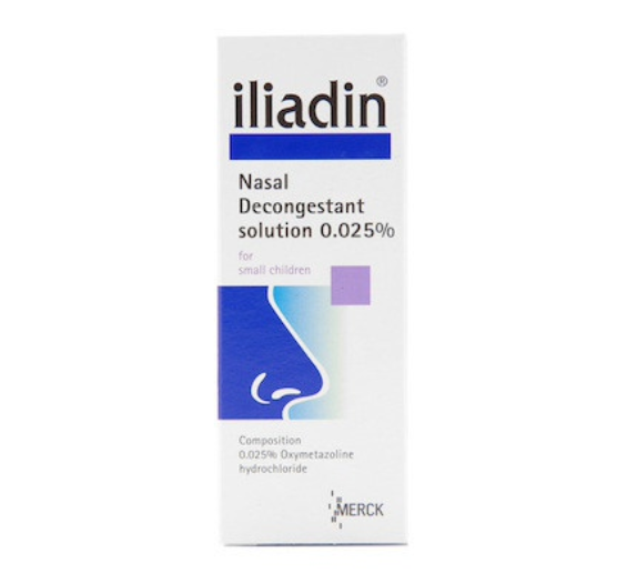 Iliadin 0.025% Decongestant Nasal Drops 10ml - DoctorOnCall Farmasi Online
