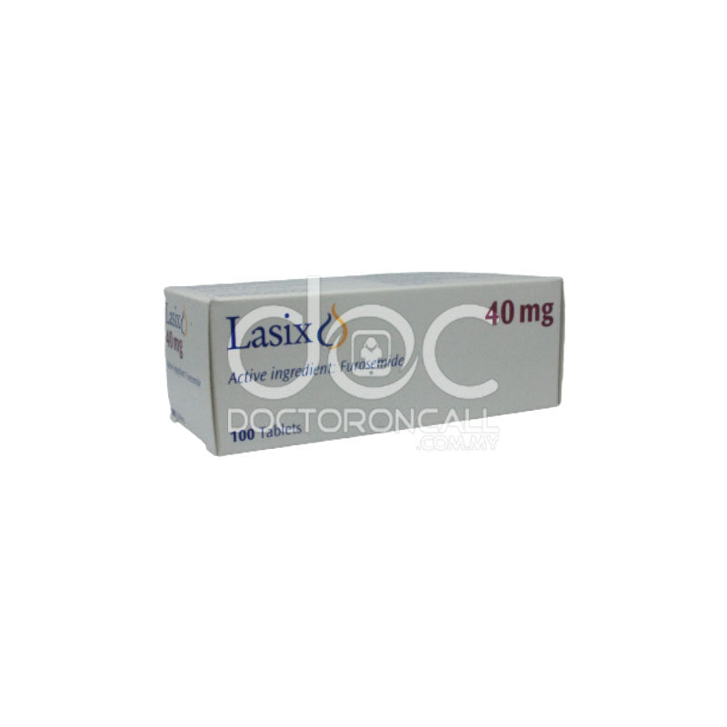 Lasix 40mg Tablet 100s - DoctorOnCall Online Pharmacy